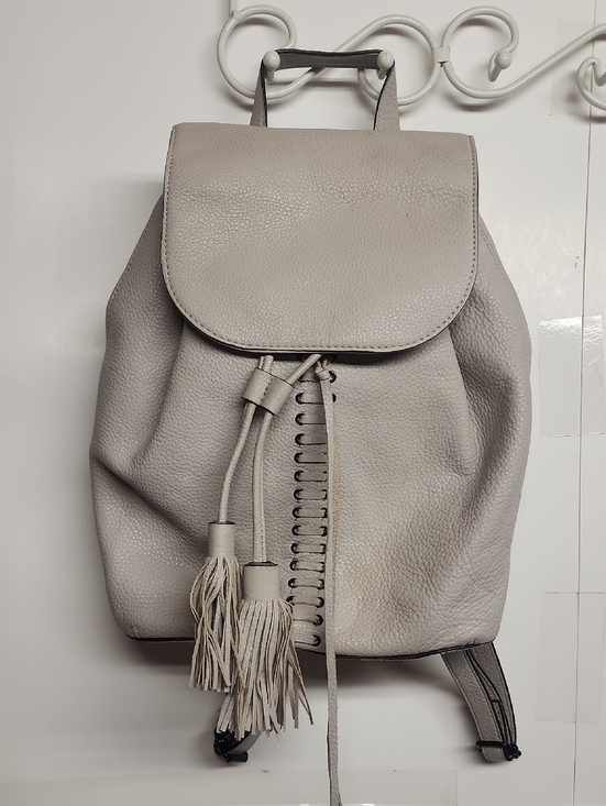 Rebecca Minkoff Soft Leather Lace Up Tassel Drawstring Backpack-Beautiful Lining main image 10